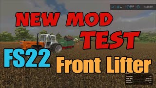 FS22 New Mod  Front Lifter Dec 8 [upl. by Anyrb629]