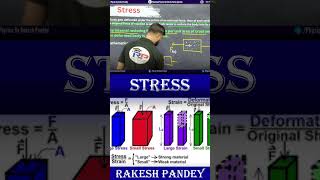 What is Stress  Stress kya hota hai Physics  stress physics rakeshpandey shortstricks [upl. by Asilat557]