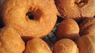 OLD FASHIONED CAKE DOUGHNUTS  How to make CAKE DONUTS Recipe [upl. by Vandyke]