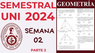 PARTE 2 SEMANA 2 GEOMETRIA SEMESTRAL UNI ACADEMIA CESAR VALLEJO 2024 [upl. by Arita]