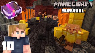 Minecraft Easy Mending amp Bastion Raid  118 Survival Lets play  Ep 10 [upl. by Perle]