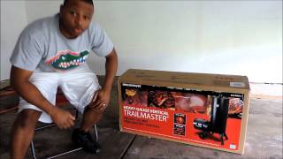 Brinkmann Trailmaster Vertical Smoker wside firebox Part1 [upl. by Senga]