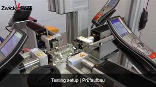 Biaxial testing machine  Biaxialprüfmaschine [upl. by Stew]