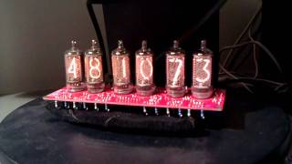 Nixie Clock IN82 [upl. by Tnelc]