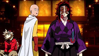 If Saitama Was In Demon Slayer Part 2 Upper Moon Meeting… [upl. by Merv814]