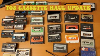 70s Cassette Haul Update [upl. by Azelea]