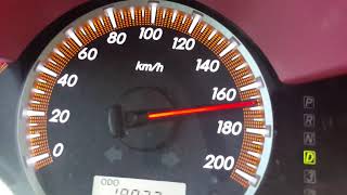 Toyota HILUX 27L 2014 0160kph acceleration [upl. by Ecinad]