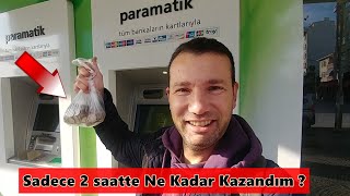 BANKAMATİKTE UNUTULAN BOZUK PARALARI TOPLADIM BAKIN NE KADAR KAZANDIM  2 saatte [upl. by Zoes508]