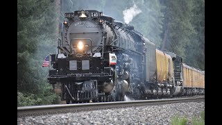 4K Big Boy 4014 over Donner Pass [upl. by Rizan]