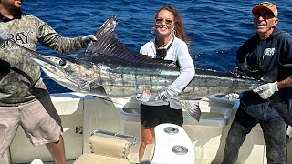 Nickie Hunter’s Striped Marlin Catch and Release [upl. by Roderica]