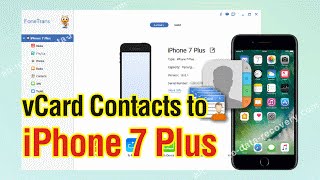 How to Import vCard Contacts to iPhone 7 Plus VCF Files to iPhone 7 Plus [upl. by Asiaj]