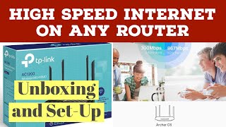 Tp Link Archer C6 1200  how to SetUp for high speed internet on any Router [upl. by Alrats]