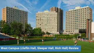 Boston University West Campus claflin Hall Sleeper Hall Rich Hall Review [upl. by Cowan]