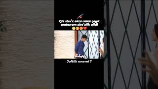 QIZ SHOX EKAN🥰 love ilkuchrashuv funny ilksevgim duet mp3 shorts tiktok funny memes top [upl. by Farwell]