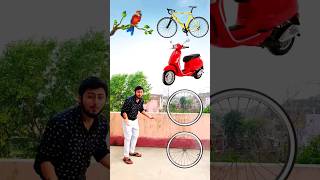 Spinning cycle tyre to Cycle Scooty Auto amp Car  Vehicles names new vfx magic [upl. by Krum596]