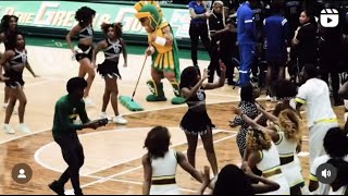 Hampton University vs Norfolk State University Cheerleader Battle 📣 MUST WATCH AT THE END 😳😱 [upl. by Omor136]