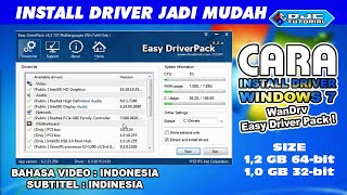 Cara Install Driver Windows 7 dengan WanDrv Easy Driver Pack [upl. by Magas]