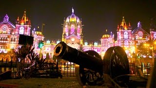 CST Station mumbai at Night [upl. by Kopple]