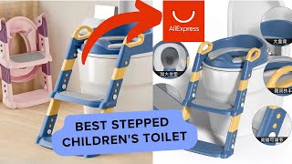 Stepped Childrens Toilet  Foldable Foot Stool  Multifunctional Toilet Boy amp Girl  Baby Toilet [upl. by Eniffit]