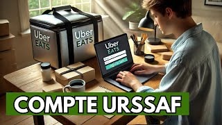 Créer un compte URSSAF pour faire Livreur Uber Eats TUTO [upl. by Arayk917]