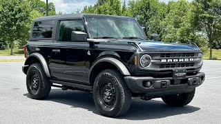 2023 Ford Bronco 2Door Black Diamond 4x4 7Speed 23 Ecoboost B24120 [upl. by Charity986]