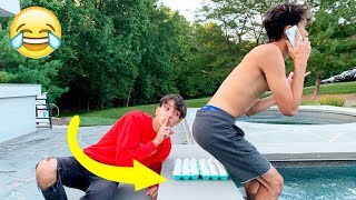 Funny PRANKS on TWIN BROTHER for 24 HOURS [upl. by Kaylee]