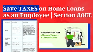 How to SAVE Income Tax on Home Loans as an Employee in 2024  Section 80EE 80EEA Section 24 [upl. by Eisinger]