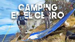 Camping en el cerro CON LA GANG A BAJO CERO 🥶  12 [upl. by Sublett]