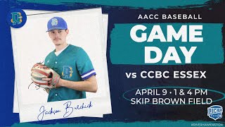 NJCAA Baseball CCBC Essex at Anne Arundel April 9 2024 [upl. by Orapma]