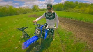 2024 YZ125 vs turn track [upl. by Yffat]