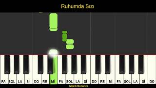 Ruhumda Sızı Melodika Org Notaları [upl. by Nett]