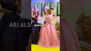 Ariana Grande gets choked up on the red carpet 🧚‍♀️🥹🧙‍♂️🪄 [upl. by Tevlev]