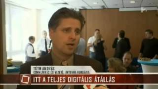 TV2  Tények Befejeződik a digitális átállás az országban [upl. by Tomasina]