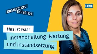 Instandhaltung Wartung Instandsetzung Das sind die Unterschiede Service amp Wartung [upl. by Airtemed]