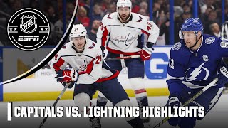 Washington Capitals vs Tampa Bay Lightning  Full Game Highlights  NHL on ESPN [upl. by Siravart88]