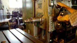 Scharmann Mdl WB75 Table Type Boring Mill 1957mp4 [upl. by Kaia]