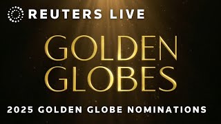 LIVE Nominations for the 2025 Golden Globe awards [upl. by Conroy]