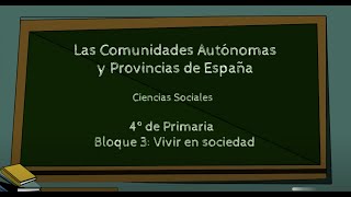 Las Comunidades Autónomas y Provincias de España [upl. by Pahl643]