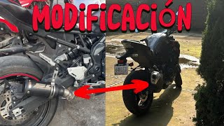 Le CAMBIAMOS el ESCAPE a la Z900  La MEJOR modificación para la Z900 [upl. by Zenobia458]