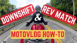 DOWNshifting for beginners  MotoVlog [upl. by Janith]