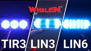 COMPARISON between WHELEN TIR3 VS LIN3 VS LIN6 [upl. by Eneres]