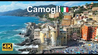 Camogli  Italy  4K Walking tour amp Drone footage italy liguria portofino cinqueterre camogli [upl. by Ailgna]