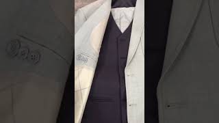 In Depth Review of Mens Cream Suit  2 piece Suit  FJackets [upl. by Ryter]