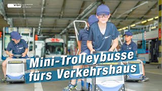 Die kleinen Buschauffeure von Luzern  MiniTrolleybus im Verkehrshaus  Verkehrsbetriebe Luzern AG [upl. by Kellyann]