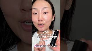 Dior foundation stick review makeup productreview shorts [upl. by Ledah]