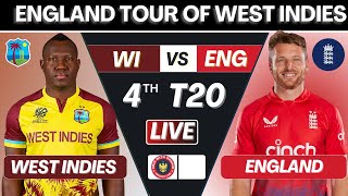 Live England vs West indies 4th Match Live  Live Cricket Match Today  ENG vs WI BOWLING [upl. by Hyo]