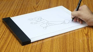 How To Make LED Drawing Copy Pad at Home [upl. by Primo]