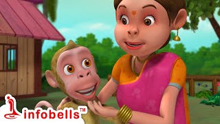 குரங்கு குட்டி செல்லக் குட்டி எங்க போச்சு  Tamil Rhymes for Children  Infobells tamilrhymes [upl. by Bik958]