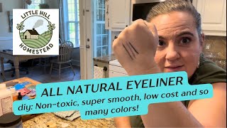 DIY Natural eyeliner recipe How to make eyeliner that is low cost natural applies amazing [upl. by Philip]