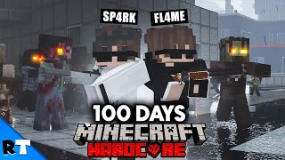 We Survived 100 Days in a Zombie Apocalypse in Minecraft Hardcore [upl. by Lennon260]